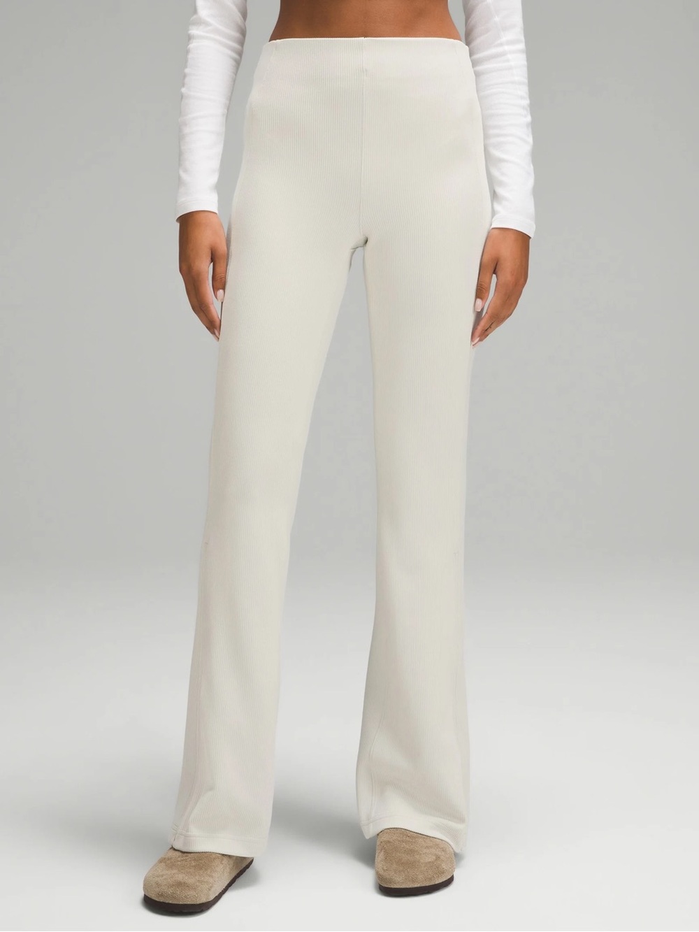 Lululemon soft stream ribbed flare pants